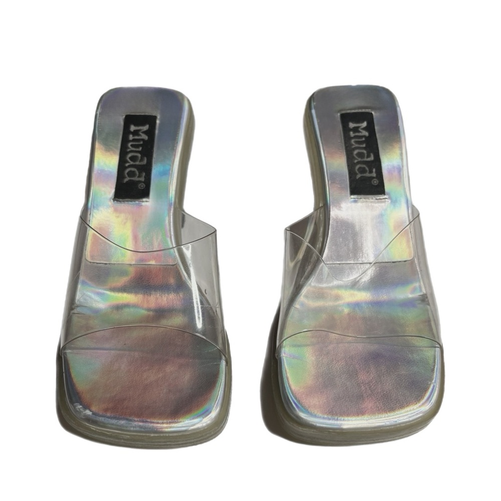 (SOLD) Vintage Mudd kitten clear heels
